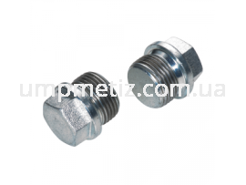Пробка (заглушка) с фланцем и шестигранной головкой M20*1.5  цинк механический DIN 910
